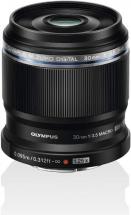 Olympus M. Zuiko Digital ED 30mm F3.5 Macro Lens, Black