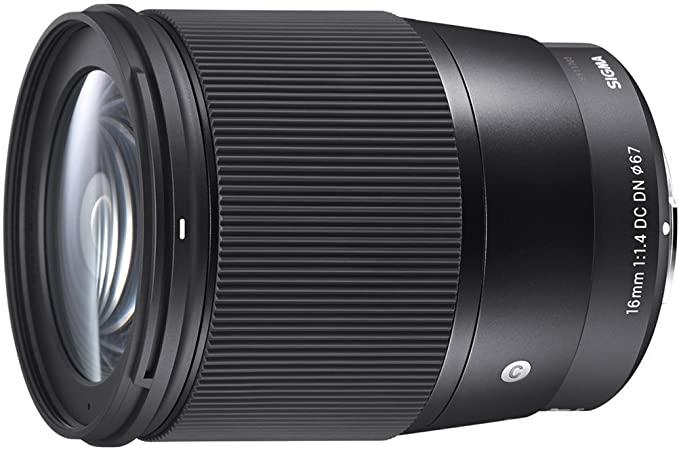 Sigma 402963 16 mm F1.4 DC DN Contemporary Micro Four Thirds Lens - Black