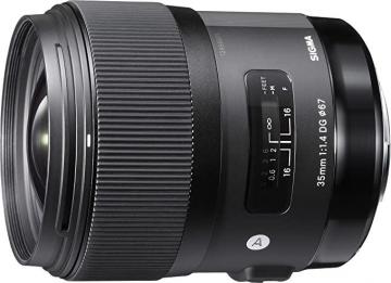 Sigma 340306 35mm F1.4 DG HSM Lens for Nikon - Black