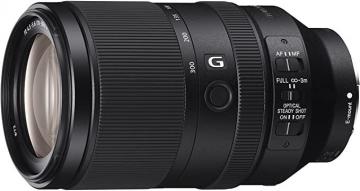 Sony SEL70300G 70 - 300 mm F4.5-5.6 FE Full Frame Optical Steady Shot G Lens - Black