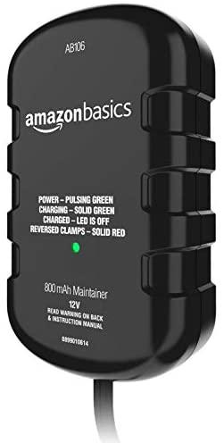 Amazon Basics Battery Charger 12 Volt 800mA