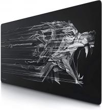 TITANWOLF - Extra Large Gaming Mouse Mat 1200x600mm Oversize - XXL Mouse Pad – Black
