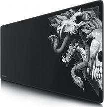 TITANWOLF XXL Speed Gaming Mouse Mat Wolf - Mouse Pad 900 x 400 x 3mm - XXL mousepad – Wolf Skull
