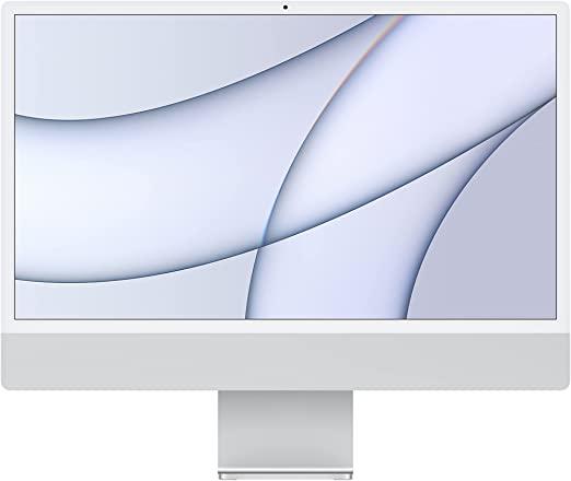 Apple 2021 Apple iMac (24-inch, Apple M1, 8GB RAM, 256GB) – Silver