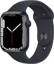 Apple Watch Series 7 GPS, 45mm Midnight Aluminum Case with Midnight Sport Band - Regular