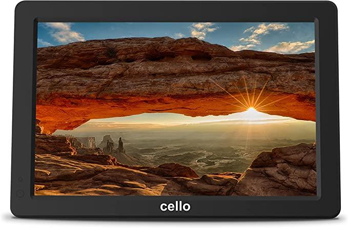 Cello C1220DVB 12 inch Rechargeable Portable Digital and Analogue TV, Black
