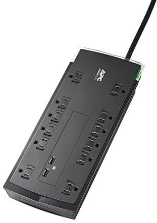APC Surge Protector Power Strip with USB Ports, P12U2, 4320 Joule, 12 Outlet Surge Protector