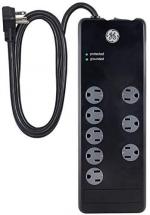 GE Pro 7-Outlet Surge Protector, 4 Ft Power Cord, 2100 Joules, 3 Adapter Spaced Outlets