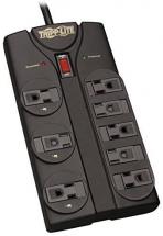 Tripp Lite TLP808B 8 Outlet Surge Protector Power Strip, 8ft Cord Right Angle Plug, Black