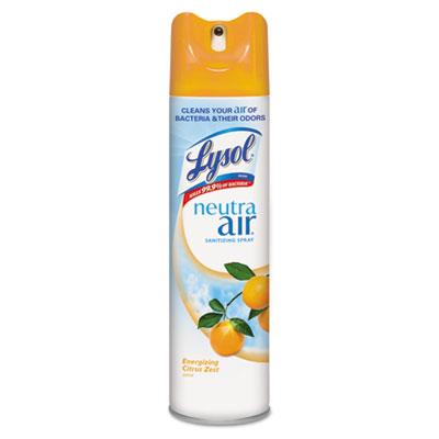 Lysol Sanitizing Spray, Sanitizing Spray, Citrus, Aerosol, 10 oz, 12/Carton