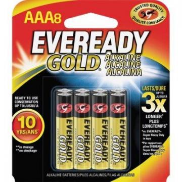 Energizer Eveready Gold Alkaline AAA Batteries