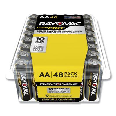 Rayovac Ultra Pro Alkaline AA Batteries, 48/Pack