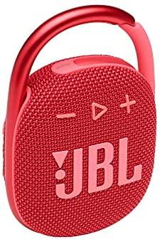 JBL Clip 4 Portable Mini Bluetooth Speaker, Red