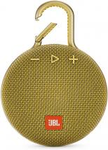 JBL Clip 3 Portable Waterproof Wireless Bluetooth Speaker, Mustard Yellow