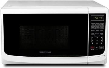 Farberware Classic FMO07ABTWHA 0.7 Cu. Ft 700-Watt Microwave Oven with LED Lighting, White