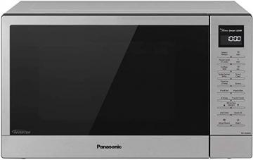 Panasonic NN-SN68KS Compact Microwave Oven with 1200W Power, Stainless Steel/Silver