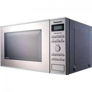 Panasonic NN-SN67KS Compact Microwave Oven, 1200 W, Stainless Steel Silver