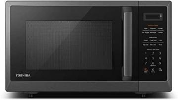 Toshiba ML2-EM09PA(BS) Microwave Oven with Smart Sensor, Black Stainless Steel