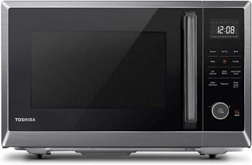 Toshiba ML2-EC10SA(BS) Multifunctional Microwave Oven with Healthy Air Fry, Black Stainless Steel