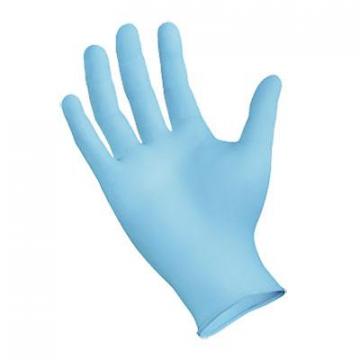 Boardwalk Disposable Examination Nitrile Gloves, Medium, Blue, 5 mil, 100/Box (382MBX)