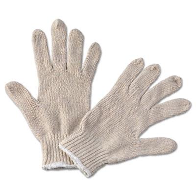 Boardwalk String Knit General Purpose Gloves, Large, Natural, 12 Pairs (782)