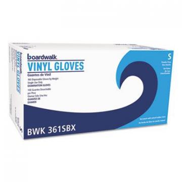 Boardwalk Exam Vinyl Gloves, Clear, Small, 3 3/5 mil, 1000/Carton (361SCT)