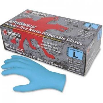 MCR Safety Disposable Powder Free Nitrile Gloves (MPG6015L)