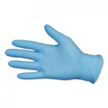 Impact Pro-Guard Disposable Powder-Free General-Purpose Nitrile Gloves, Blue, Large, 100/Box