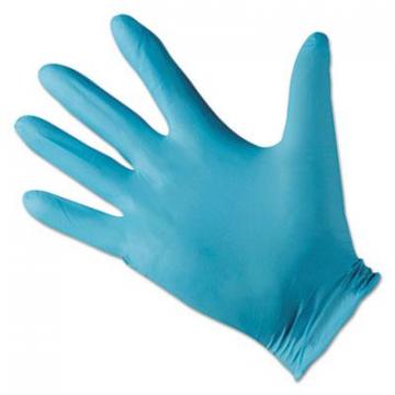 Kimberly-Clark KleenGuard G10 Blue Nitrile Gloves, Blue, 242 mm Length, Small/Size 7, 10/Carton