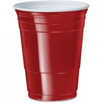 Dart Solo Cup 16 oz. Plastic Cold Party Cups (P16RCT)