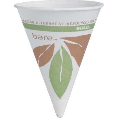 Dart Solo Bare 4 ounce Paper Cone Cups (4BRJ8614)