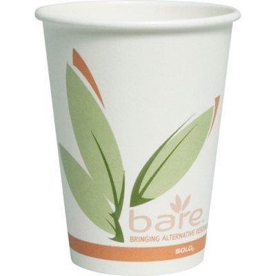 Dart Solo Bare Paper Hot Cups (412RCNJ8484)