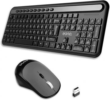 Eono KTG-KM-02 Wireless Keyboard and Mouse Set