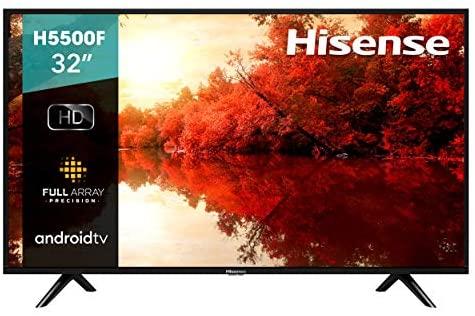 Hisense 32-Inch 32H5500F Class H55 Series Android Smart TV with Voice Remote