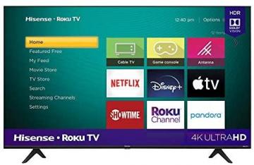Hisense 50-Inch Class R6090G Roku 4K UHD Smart TV with Alexa Compatibility