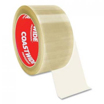 Coastwide Professional Industrial Packing Tape, 3" Core, 2.4 mil, 2" x 55 yds, Clear, 36/Carton