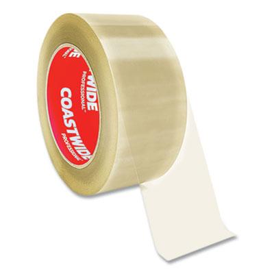 Coastwide Professional Industrial Packing Tape, 3" Core, 2.4 mil, 2" x 110 yds, Clear, 36/Carton