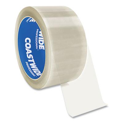 Coastwide Professional Industrial Packing Tape, 3" Core, 3.1 mil, 2" x 55 yds, Clear, 36/Carton