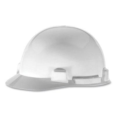 MSA SmoothDome Slotted Cap Style Hard Hat, 4-Point Suspension
