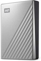 WD 5TB My Passport Ultra for Mac Silver Portable External Hard Drive HDD