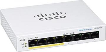 Cisco Business CBS110-8PP-D Unmanaged Switch, 8 Port GE