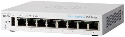 Cisco Business CBS250-8T-D Smart Switch, 8 Port GE