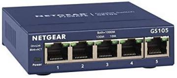Netgear 5-Port Gigabit Ethernet Unmanaged Switch (GS105NA)