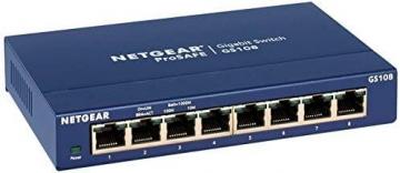 Netgear 8-Port Gigabit Ethernet Unmanaged Switch (GS108)
