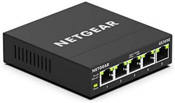 Netgear 5-Port Gigabit Ethernet Plus Switch (GS305E)