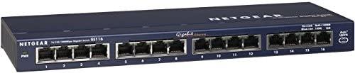 Netgear 16-Port Gigabit Ethernet Unmanaged Switch (GS116NA)