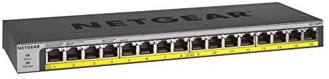 Netgear 16-Port Gigabit Ethernet Unmanaged PoE Switch (GS116PP)