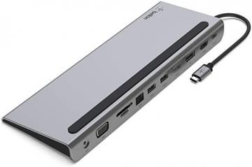 Belkin USB C Hub, 11-in-1 MultiPort Adapter Dock with 4K HDMI, DP, VGA, USB-C