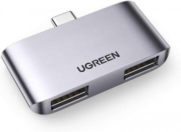UGREEN USB C Hub Macbook Pro Adapter Type C Adapter OTG with 2 USB 3.0 Ports