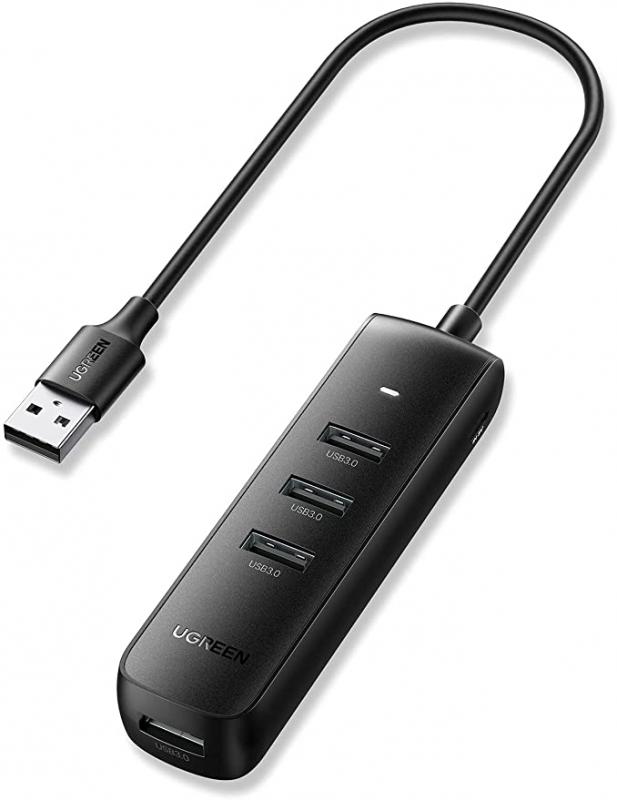 UGREEN USB Hub 3.0 4-Port USB Splitter with 25cm Short Cable USB Expansion